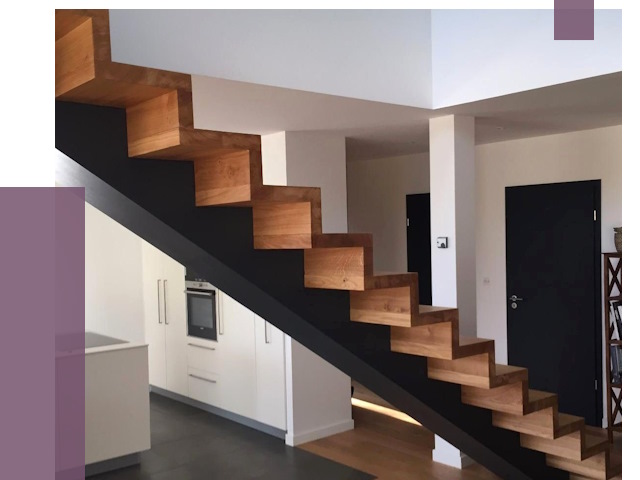 Изготовление деревянных лестниц в Грозном от 87219 руб. | ПРОЛЁТ-Грз