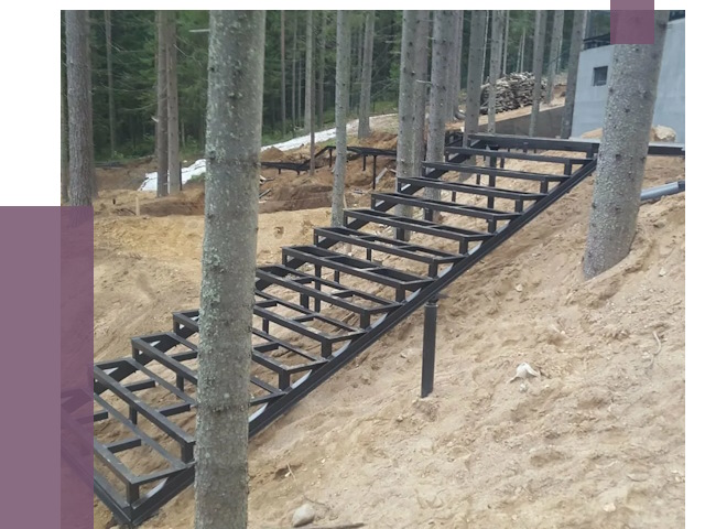 Монтаж металлических лестниц в Грозном от 13596 руб. 