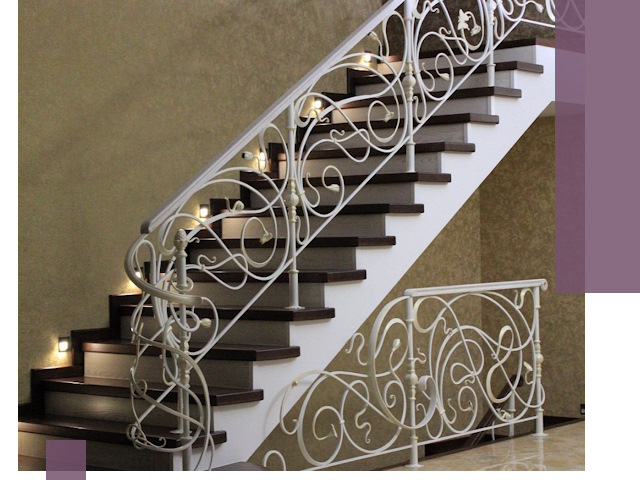 Кованые лестницы под ключ в Грозном — изготовление и монтаж
