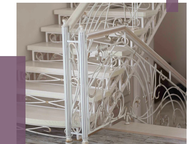 Изготовление кованых лестниц на заказ в Грозном от 87219 руб. | ПРОЛЁТ-Грз