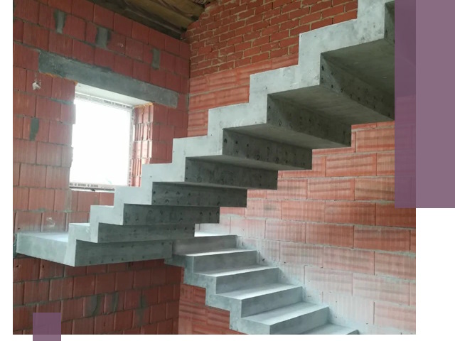 Бетонные лестницы под ключ в Грозном: монтаж, демонтаж, ремонт