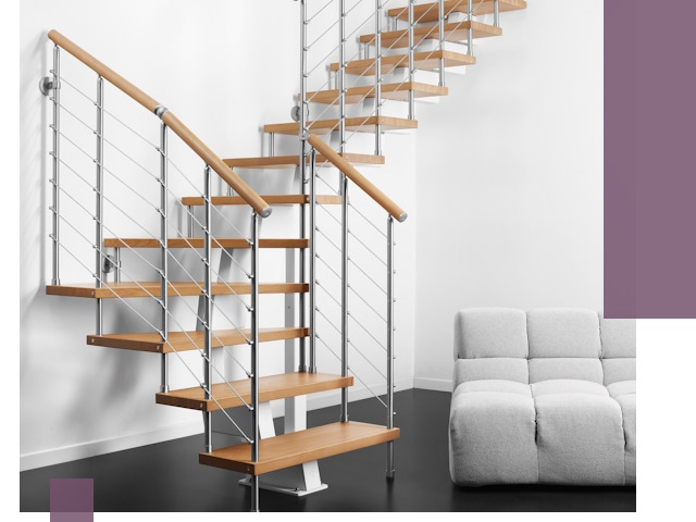 Модульные лестницы под ключ в Грозном — монтаж и изготовление