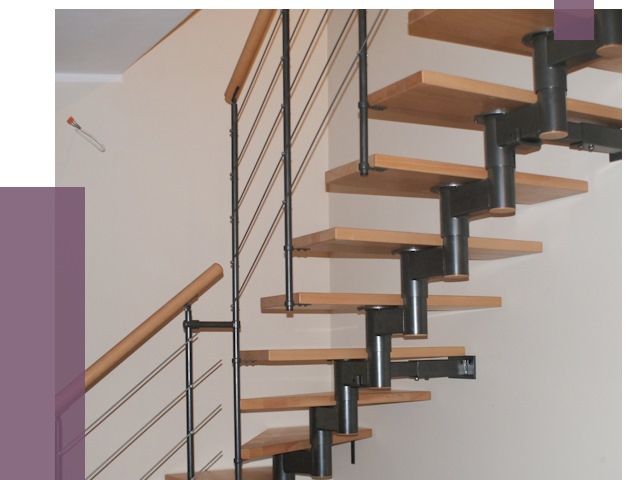 Изготовление модульных лестниц в Грозном от 11544 руб. 