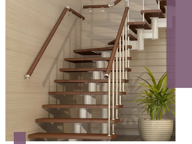 Изготовление модульных лестниц под ключ в Грозном