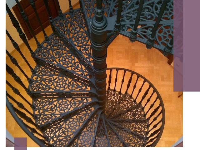 Винтовые лестницы под ключ в Грозном: производство и монтаж