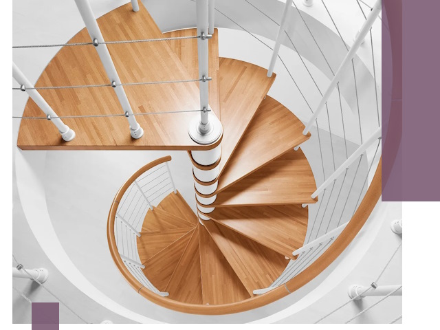 Изготовление винтовых лестниц под ключ в Грозном