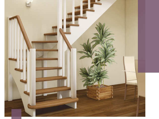 Г-образные лестницы под ключ в Грозном — изготовление и монтаж