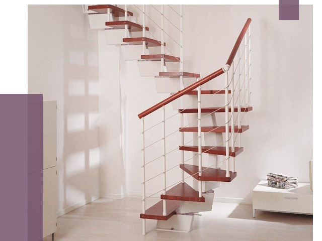 Изготовление лестниц на больцах в Грозном от 9748 руб. | ПРОЛЁТ-Грз