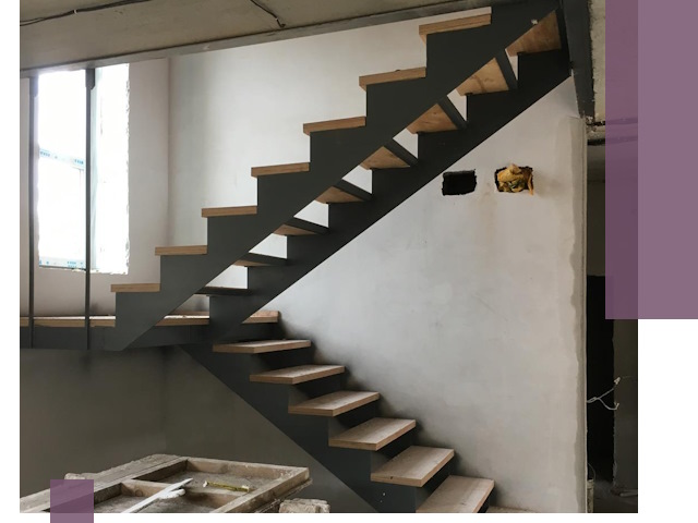 Изготовление лестниц на металлокаркасе в Грозном от производителя