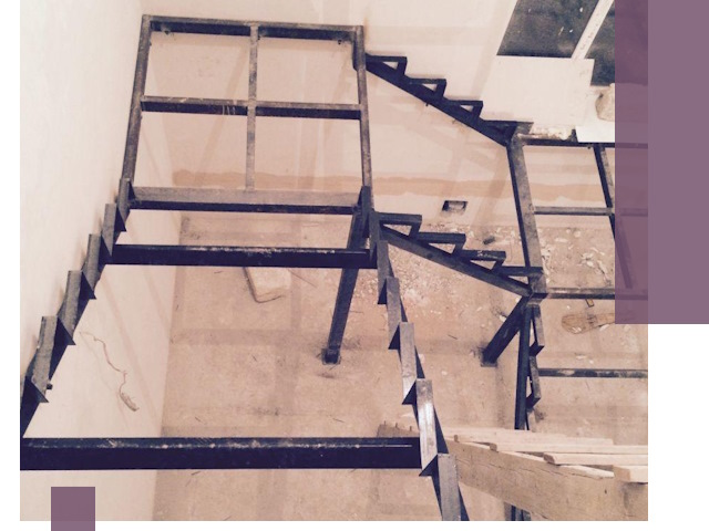 Монтаж лестниц на металлокаркасе в Грозном быстро и качественно