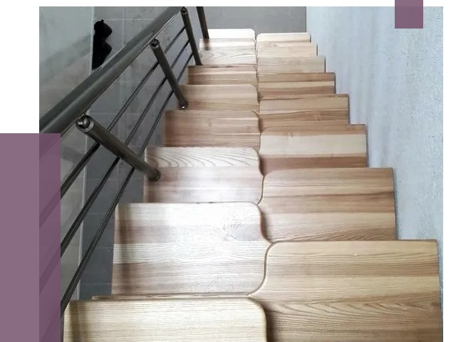 Лестницы гусиный шаг в Грозном от 13083 руб. под ключ | ПРОЛЁТ-Грз