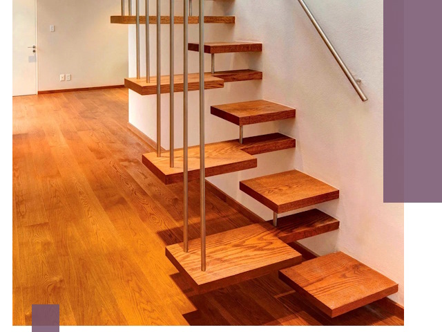 Лестницы «гусиный шаг» на заказ в Грозном для узких пространств