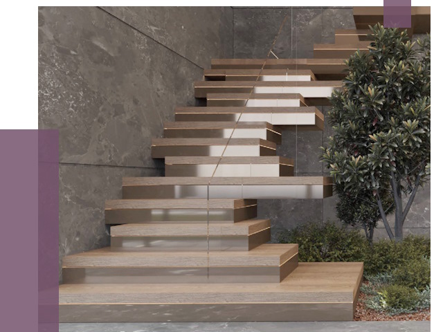 Современные лестницы в Грозном от 13852 руб. | ПРОЛЁТ-Грз