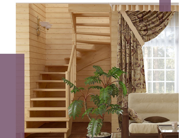 Лестницы для дачи в Грозном от 76188 руб.  | ПРОЛЁТ-Грз