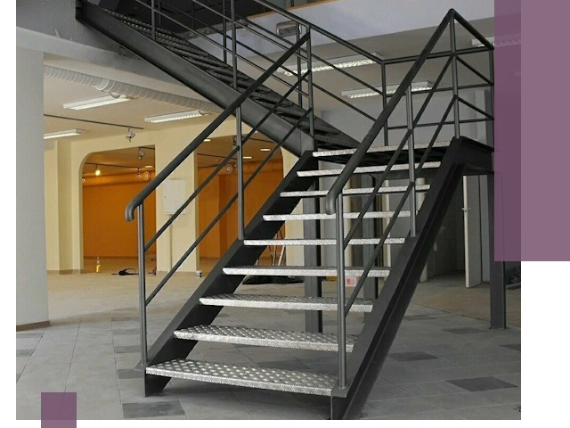 Лестницы для офиса в Грозном: изготовление, монтаж, демонтаж