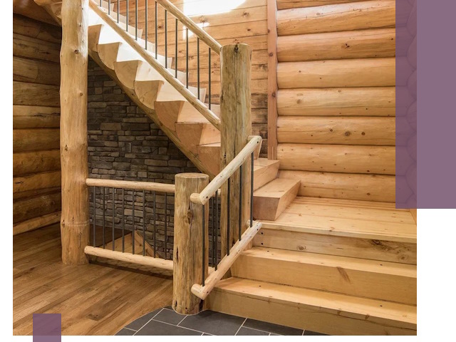 Лестницы в баню под заказ и профессиональный монтаж в Грозном