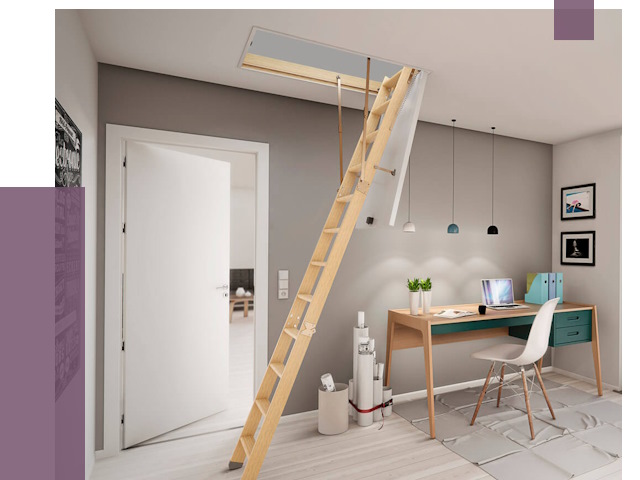 Чердачные лестницы в Грозном — от 14622 руб. | ПРОЛЁТ-Грз