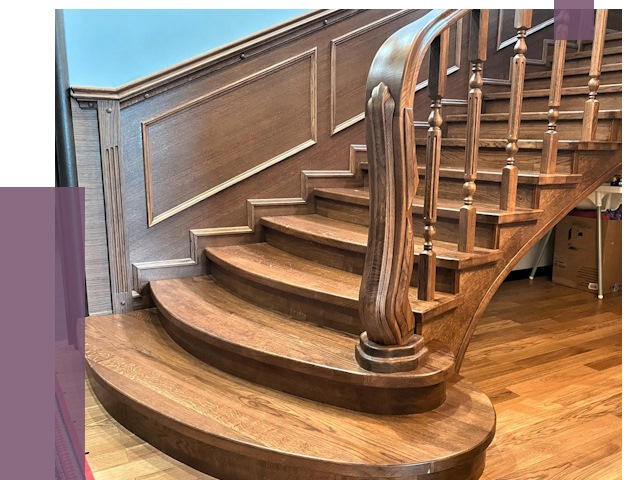 Дубовые лестницы под ключ в Грозном от 177002 руб. — ПРОЛЁТ-Грз