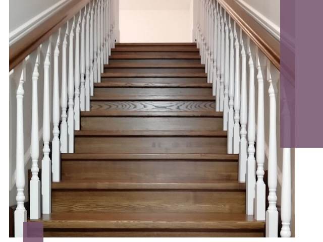 Лестницы из ясеня на заказ в Грозном — изготовление и монтаж