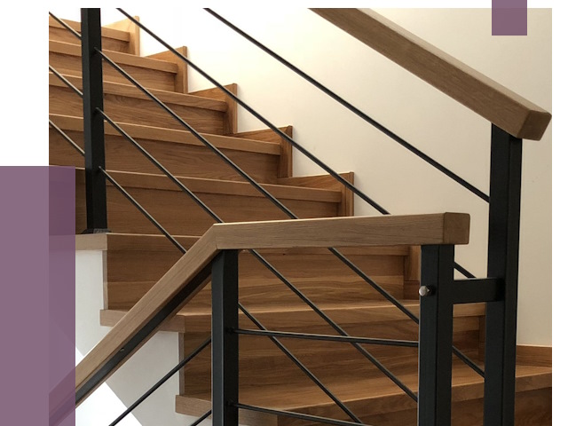 Обшивка металлической лестницы деревом в Грозном от 4361 руб. 