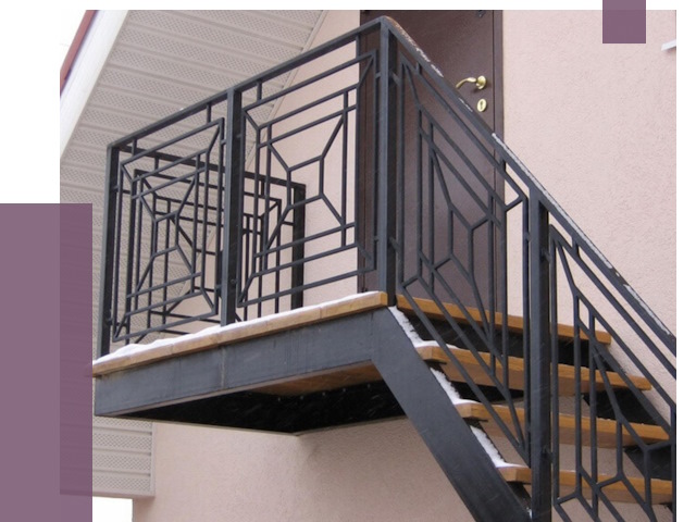 Металлические перила в Грозном от 4310 руб.  | ПРОЛЁТ-Грз