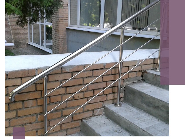 Перила из нержавеющей стали высокого качества в Грозном
