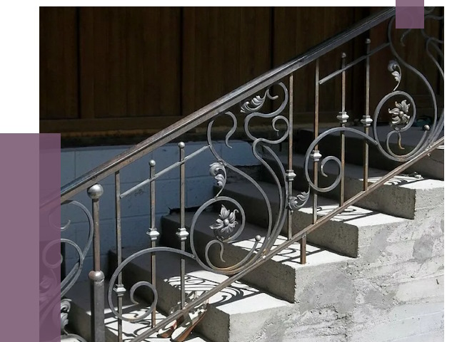 Кованые перила в Грозном от 8722 руб. под ключ — качество от ПРОЛЁТ-Грз