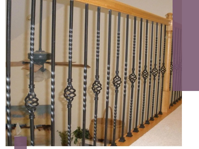 Изготовление и монтаж кованных перил в Грозном под ключ