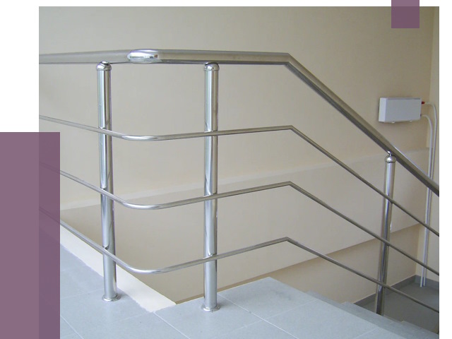 Алюминиевые перила в Грозном от 6362 руб. под ключ | ПРОЛЁТ-Грз