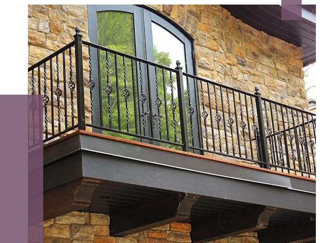Балконные ограждения в Грозном от 8055 руб. — купить | ПРОЛЁТ-Грз