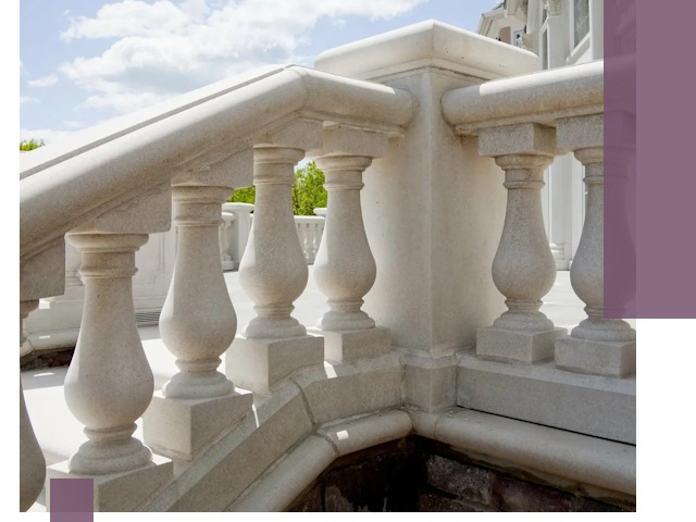 Балюстрады из металла и камня под ключ в Грозном