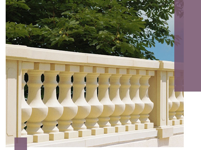 Установка балюстрады в Грозном: изготовление и монтаж под ключ