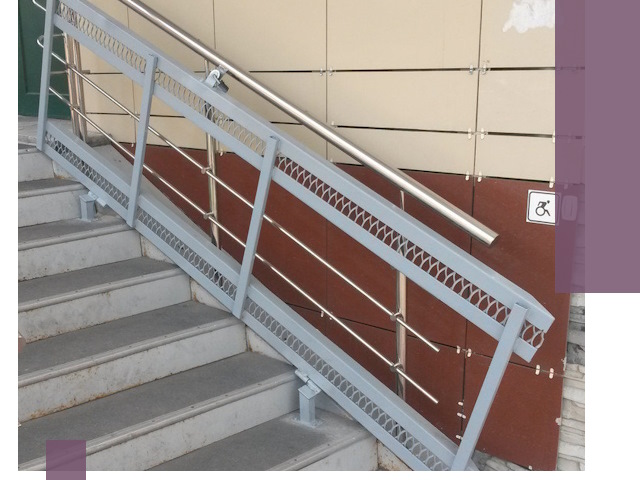 Изготовление откидных пандусов под ключ в Грозном