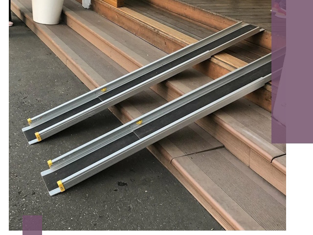 Телескопические пандусы под ключ в Грозном — изготовление и монтаж