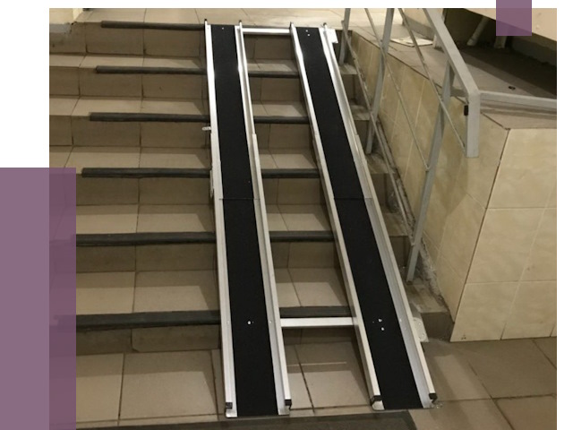 Установка пандуса в подъезд в Грозном от 8004 руб. под ключ | ПРОЛЁТ-Грз