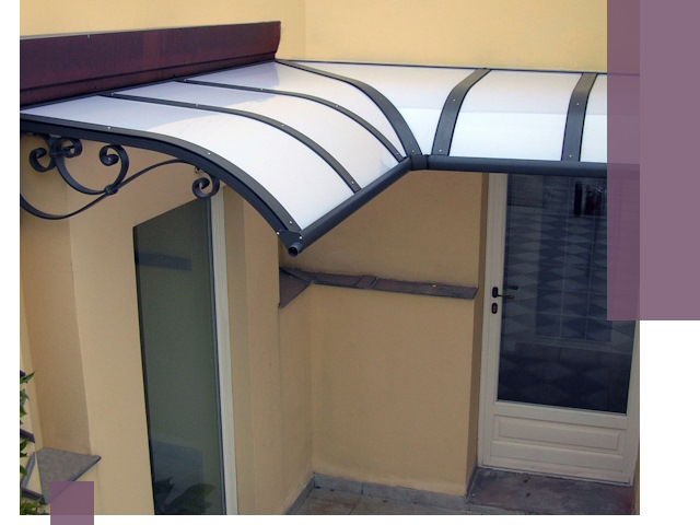 Монтаж козырьков любой сложности в Грозном под ключ