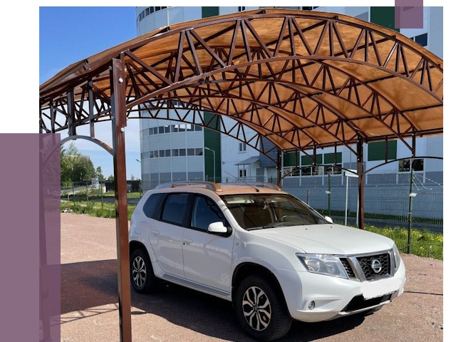 Недорогие навесы в Грозном от 43096 руб. | ПРОЛЁТ-Грз