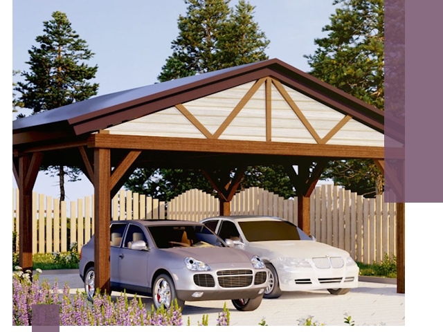 Навесы для автомобиля в Грозном — изготовление и монтаж