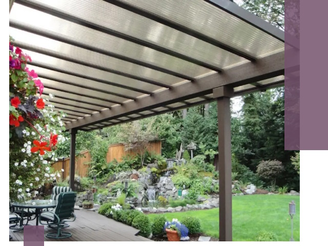 Навесы из поликарбоната под ключ в Грозном быстро и надёжно