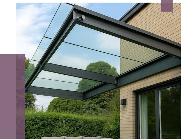 Стеклянные навесы и козырьки в Грозном от 12313 руб.