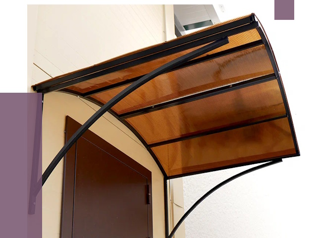 Недорогие козырьки в Грозном от 7614 руб.  | ПРОЛЁТ-Грз