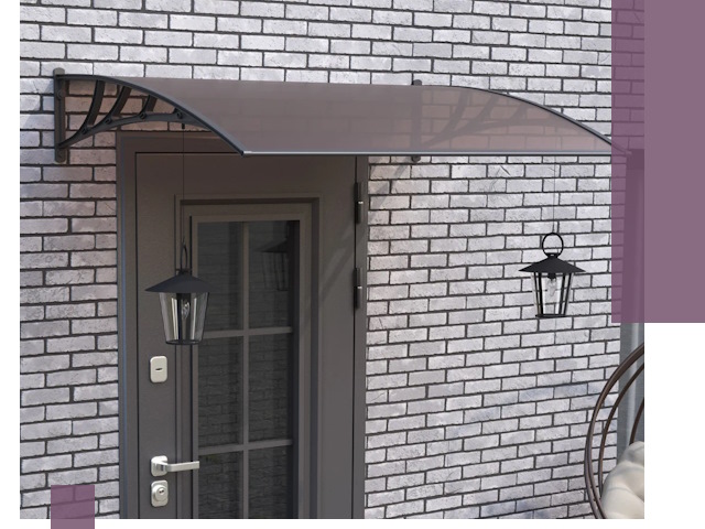 Недорогие козырьки и навесы под ключ в Грозном