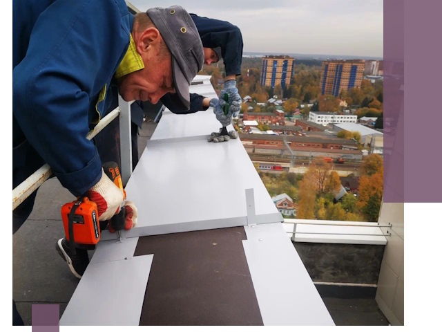 Монтаж парапетов в Грозном — установка прочных металлических ограждений