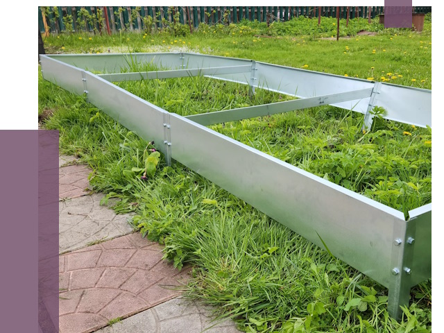 Металлические бордюры для грядок в Грозном от 1796 руб. 