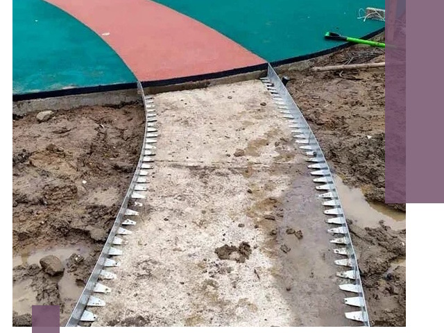 Металлические бордюры для дорожек в Грозном — монтаж и изготовление