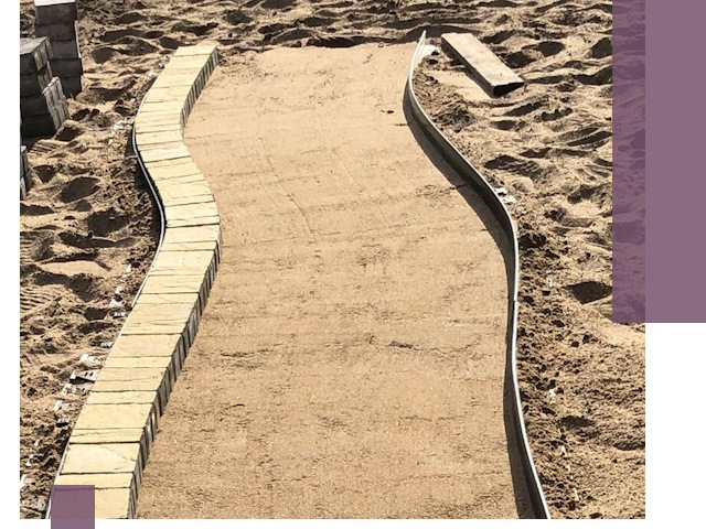 Металлические бордюры для тротуаров в Грозном — прочные и долговечные