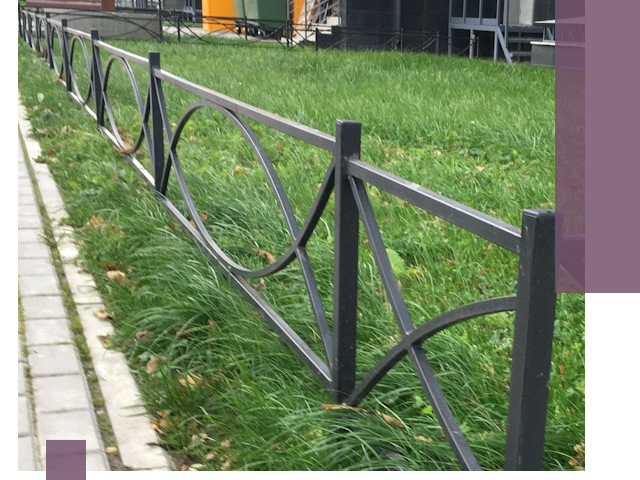 Газонные ограждения из металла в Грозном — монтаж и продажа