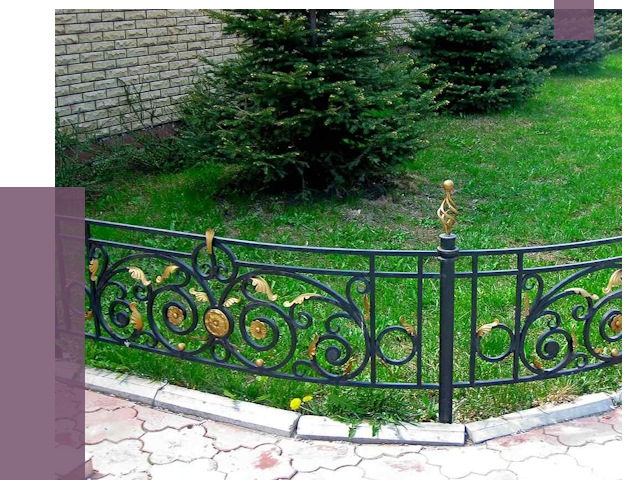 Кованые газонные ограждения в Грозном от 7644 руб. — ПРОЛЁТ-Грз