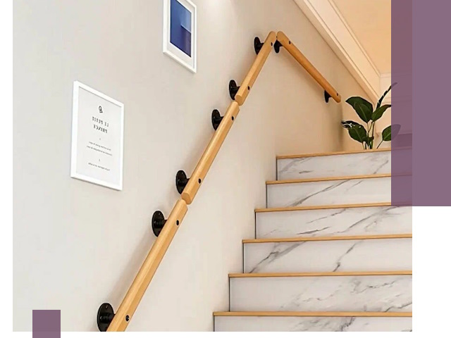 Поручни металлические и деревянные под ключ в Грозном