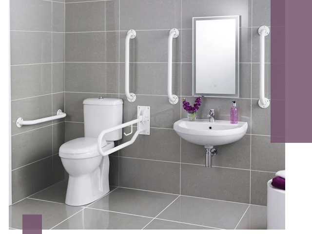 Поручни для санузлов в Грозном: установка, ремонт и монтаж